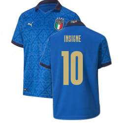 2020-2021 Italy Home Puma Football Shirt (Kids) (INSIGNE 10) - SB