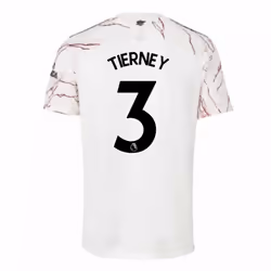 2020-2021 Arsenal Adidas Away Football Shirt (Kids) (TIERNEY 3) - SB