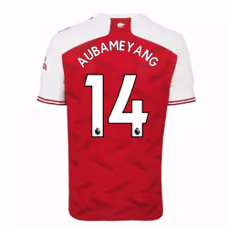 2020-2021 Arsenal Adidas Home Football Shirt (Kids) (AUBAMEYANG 14) - SB