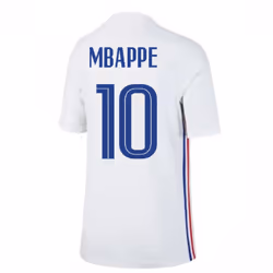 2020-2021 France Away Nike Football Shirt (Kids) (MBAPPE 10) - SB