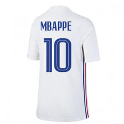 2020-2021 France Away Nike Football Shirt (Kids) (MBAPPE 10) - SB