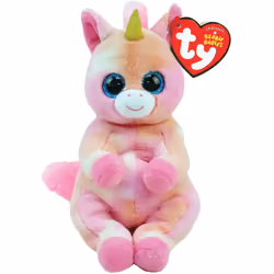 Ty OFFICIAL Skylar Pink And Orange Unicorn 6 Beanie Baby soft toy new