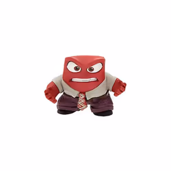 Inside Out Anger Figure Cake Topper, PVC Figurine 3