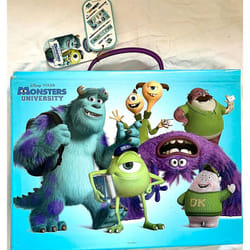 Monster university sulley 58 pc  kit colouring carry case set school