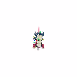 Lilo & Stitch, Stitch santa hat Festive Hanging Ornament