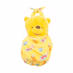 Baby Pooh Small Soft plush Toy in Pouch Plush Newborn Gift