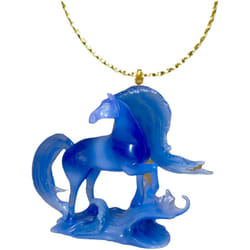 Nokk Blue Ice Elsa Horse PVC Ornament Figure Figurine 4 Charm