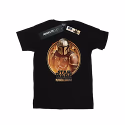 Star Wars Boys The Mandalorian Framed T-Shirt - 12-13 Years, Black