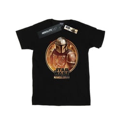 Star Wars Boys The Mandalorian Framed T-Shirt - 12-13 Years, Black