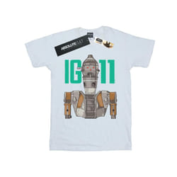 Star Wars Boys The Mandalorian IG-11 Bounty Hunter T-Shirt - 9-11 Years, White