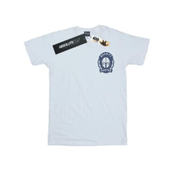 Star Wars Mens The Mandalorian Bounty Hunter Badge Breast Print T-Shirt - XXL, White
