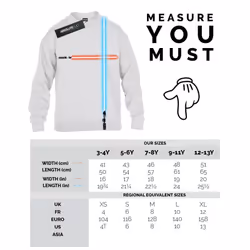 Star Wars: The Rise of Skywalker Boys Star Wars The Rise Of Skywalker Battle Poster Sweatshirt - 7-8 Years, White