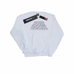 Star Wars: The Rise of Skywalker Mens Star Wars The Rise Of Skywalker Trooper Filled Logo Sweatshirt - XXL, White