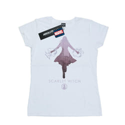 Marvel Womens/Ladies Scarlet Witch Silhouette Cotton T-Shirt - S, White