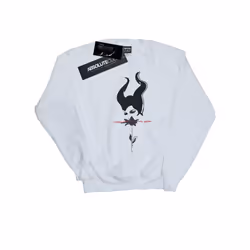 Disney Womens/Ladies Maleficent Mistress Of Evil Curses Don't Break Sweatshirt - XXL, White