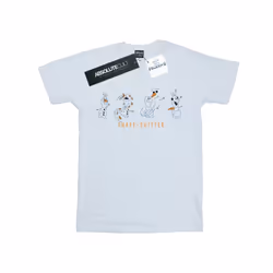 Disney Mens Frozen 2 Olaf Shape-Shifter T-Shirt - XL, White