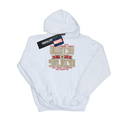 Marvel Mens Winter Soldier Trigger Badge Hoodie - XL, White
