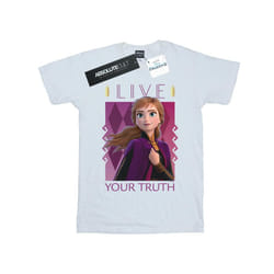 Disney Mens Frozen 2 Anna Live Your Truth T-Shirt - M, White