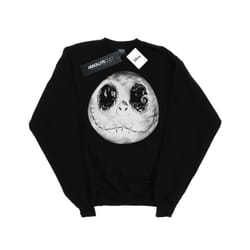 Disney Mens Nightmare Before Christmas Jack Moon Face Sweatshirt - M, Black