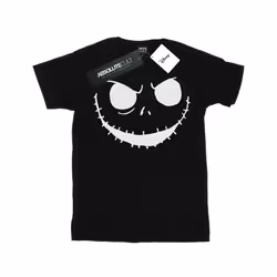 Disney Mens Nightmare Before Christmas Jack's Face Bold T-Shirt - S, Black