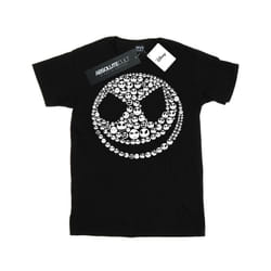 Disney Mens Nightmare Before Christmas Jack Skull Collage T-Shirt - 4XL, Black