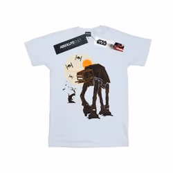 Star Wars Mens Halloween AT AT T-Shirt - S, White