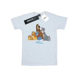 Disney Mens Lady And The Tramp Classic Group T-Shirt - M, White