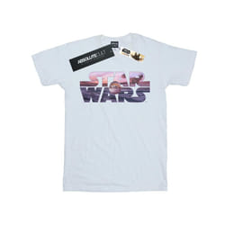 Star Wars Mens The Mandalorian The Child Logo T-Shirt - L, White
