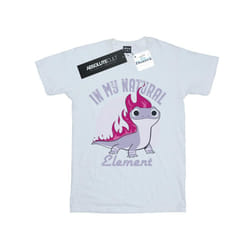 Disney Mens Frozen 2 Salamander Bruni Element T-Shirt - XL, White