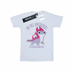 Disney Mens Frozen 2 Salamander Bruni Element T-Shirt - XXL, White