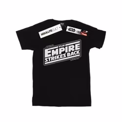 Star Wars Mens The Empire Strikes Back Logo T-Shirt - L, Black