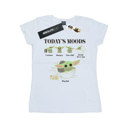Star Wars Womens/Ladies The Mandalorian The Child Moods Cotton T-Shirt - M, White