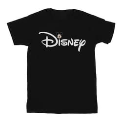 Disney Mens Mickey Mouse Logo Head T-Shirt - S, Black