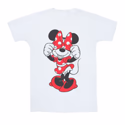Disney Womens/Ladies Minnie Mouse Bow Eyes Cotton Boyfriend T-Shirt - S, White