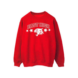 Disney Womens/Ladies High School Musical The Musical Wildcat Stars Sweatshirt - S, Red