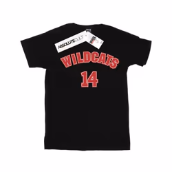 Disney Womens/Ladies High School Musical The Musical Wildcats 14 Cotton Boyfriend T-Shirt - M, Black