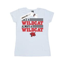 Disney Womens/Ladies High School Musical The Musical Once A Wildcat Cotton T-Shirt - S, White