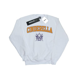 Disney Womens/Ladies Princess Cinderella Varsity Sweatshirt - S, White