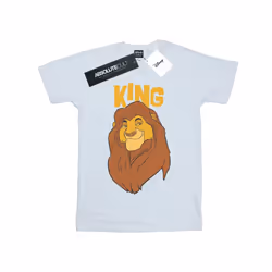 Disney Mens The Lion King Mufasa King T-Shirt - XXL, White