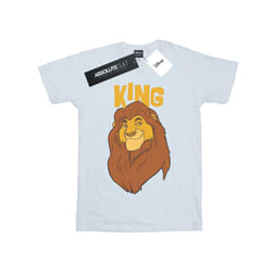 Disney Mens The Lion King Mufasa King T-Shirt - XXL, White