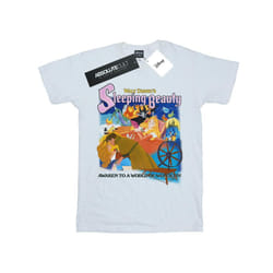 Disney Womens/Ladies Sleeping Beauty Collage Poster Cotton Boyfriend T-Shirt - S, White