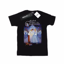 Disney Womens/Ladies Cinderella Collage Poster Cotton Boyfriend T-Shirt - M, Black