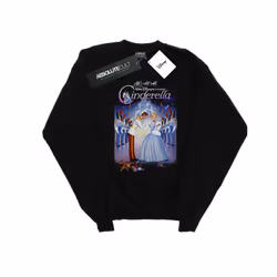 Disney Womens/Ladies Cinderella Collage Poster Sweatshirt - XXL, Black
