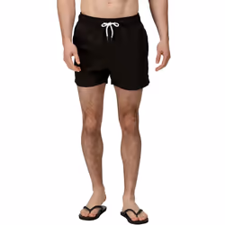 Regatta Mens Mawson II Elasticated Waist Swim Swimming Surf Trunks Shorts - XL, Black
