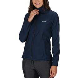 Regatta Womens Connie V Stretch Soft Shell Outdoor Walking Jacket - 14 UK, Navy