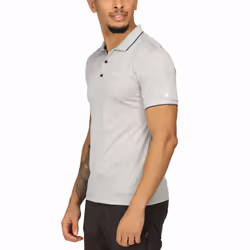 Regatta Mens Remex II Jersey Quick Dry Short Sleeve Polo Shirt Top - S, Black