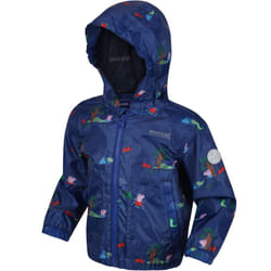Regatta Unisex Kids Peppa Pig Muddy Puddle Outdoor Waterproof Hooded Jacket - 6-12 Months, New Royal