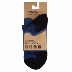 Regatta 2 Pair Active Socks Navy / Dark Steel - 9-12 UK