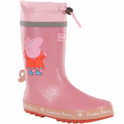Regatta Kids Peppa Pig Puddle Outdoor Wellington Boots Rain Boots Wellies - 2.5 UK, Peppa Pig