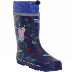 Regatta Kids Peppa Pig Splash Outdoor Wellington Boots Rain Boots Wellies - 4K UK, New Royal